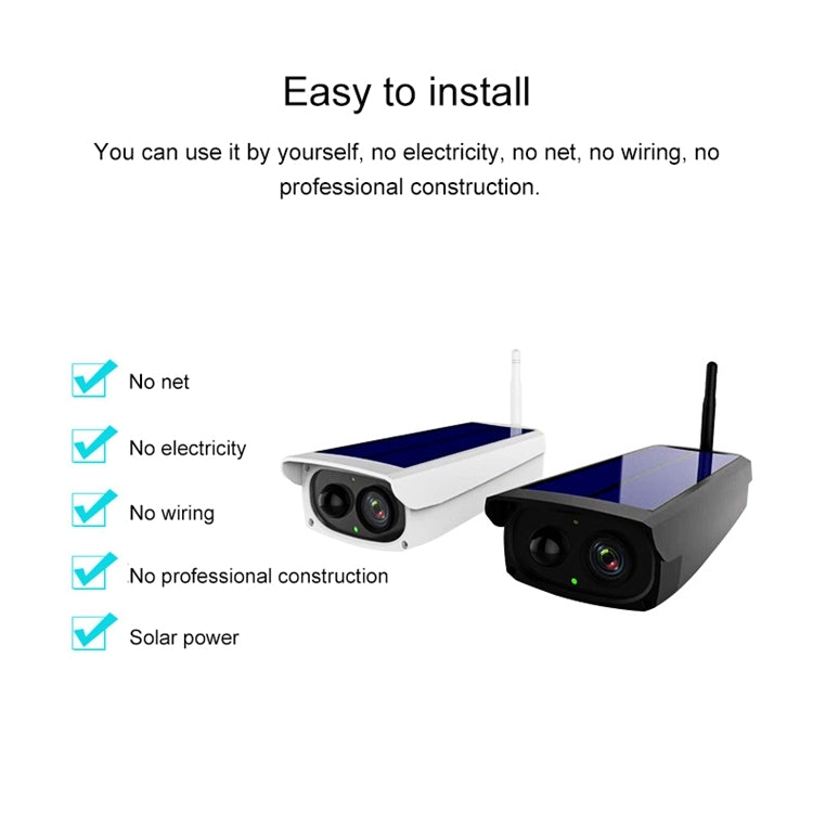 VESAFE VS-Y3 Outdoor HD 1080P Solar Power Security IP Camera, Support Motion Detection & PIR Wake up, IP66 Waterproof, VS-Y3 VESAFE VS-Y3 Outdoor HD 1080P Solar Power Security IP Camera, Support Motion Detection & PIR Wake up, IP66 Waterproof, VS-Y3